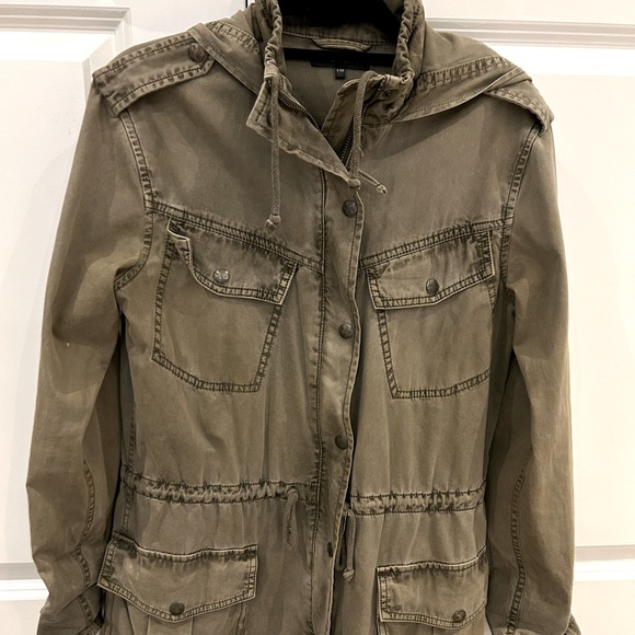 Aritzia Talula Army Green Trooper Jacket - Picture 1 of 5